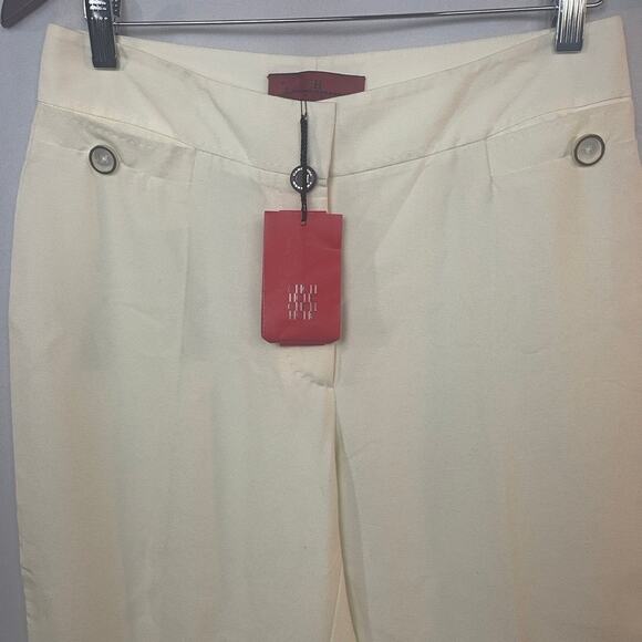 Carolina Herrera neutral cream dress pants size 10 NWT - Picture 3 of 12